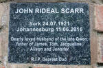 SCARR John Rideal 1921-2016