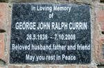 CURRIN George John Ralph 1938-2008