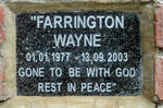FARRINGTON Wayne 1977-2003