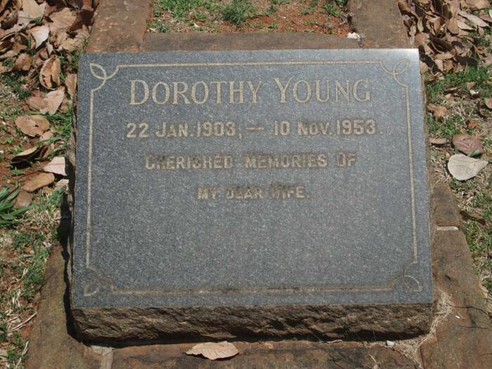 YOUNG Dorothy 1903-1953