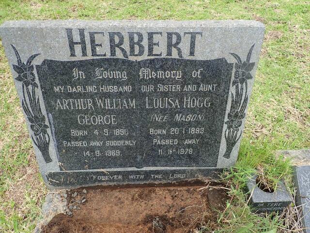 HERBERT Arthur William George 1891-1969 & Louisa Hogg MASON 1893-1979