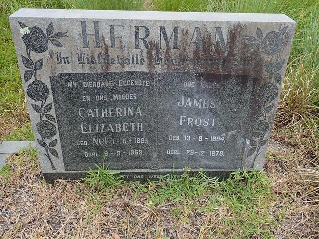 HERMAN James Frost 1894-1978 & Catherina Elizabeth 1895-1969