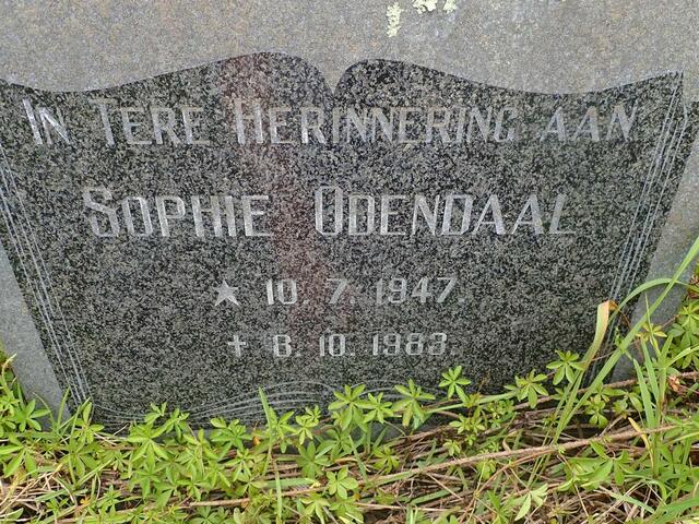 ODENDAAL Sophie 1947-1983