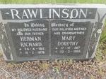 RAWLINSON Herman Richard 1912-1976 & Mary Dorothy 1917-1989
