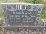HILL Edwin Rudolf 1922-1976 & Bertha Emelie WEBER 1924-2008