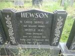 HEWSON Myrtle May nee OPENSHAW 1895-1963