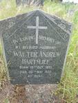 HARTSLIEF Walter Andrew 1901-1959
