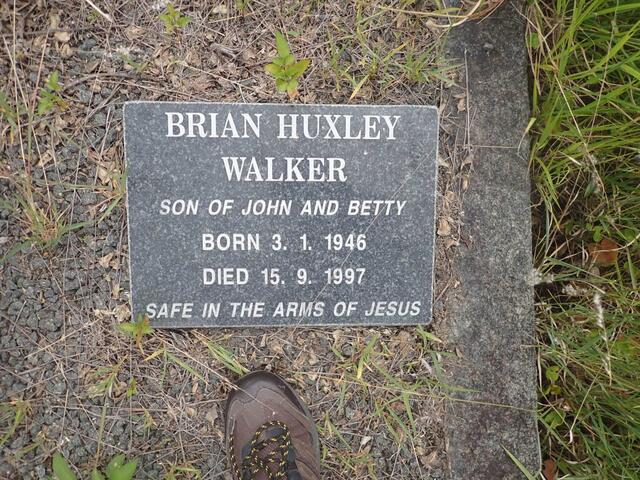 WALKER Brian Huxley 1946-1997