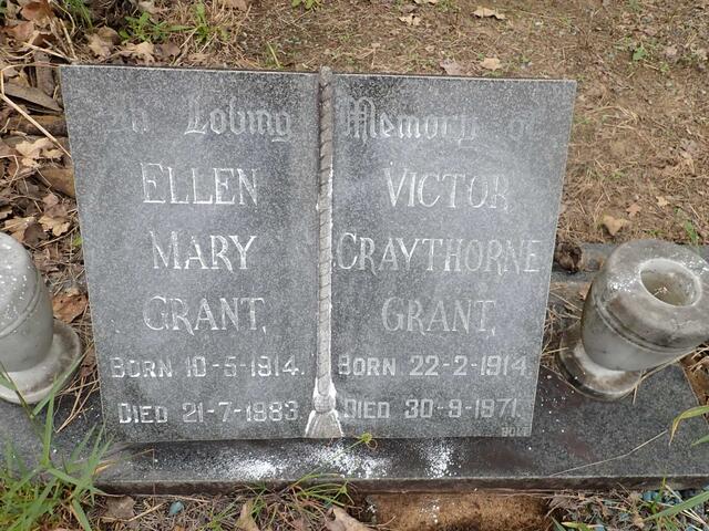 GRANT Victor Craythorne 1914-1971 & Ellen Mary 1914-1983