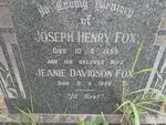 FOX Joseph Henry -1959 & Jeanie Davidson -1959