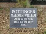 POTTINGER Malcolm William 1935-2017