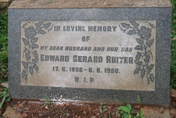 RUITER Edward Gerard 1886-1950