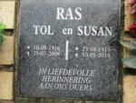 RAS C.J. 1916-2009 & Susan 1919-2014 
