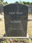 KLEYNHANS Evert Philip 1881-1970