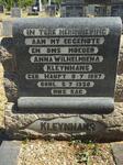 KLEYNHANS Anna Wilhelmiena nee HAUPT 1887-1950