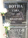 BOTHA Bolletjie 1946- & Cora 1941-2018
