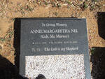 NEL Annie Margaretha nee McMURRAY 1919-2006