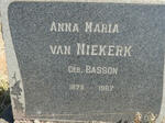 NIEKERK Anna Maria, van nee BASSON 1873-1967