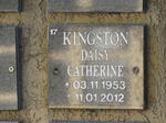 KINGSTON Daisy Catherine 1953-2012