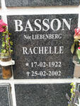 BASSON Rachelle nee LIEBENBERG 1922-2002