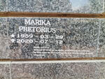 PRETORIUS Marika 1959-2020