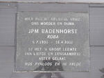 BADENHORST J.P.M. 1931-2011