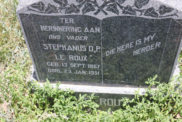 ROUX Stephanus D.P., le 1867-1951