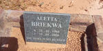 BRIEKWA Aletta 1960-2008
