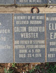 WEBSTER Calton Bradfield 1921-1976