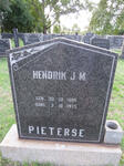 PIETERSE Hendrik J.M. 1889-1975