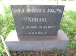 NORVAL David Johannes Jacobus 1919-1977
