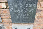 COETZER Maria Magdalena Elizabeth 1945-2010