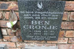 CRONJE Ben 1949-2012