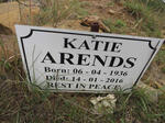 ARENDS Katie 1936-2016