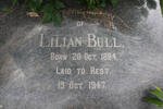 BULL Lilian 1884-1947
