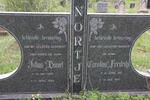 NORTJE Johan Daniel 1908-1989 & Carolina Fredrika 1911-1997