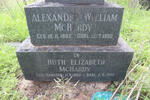 MCHARDY Alexander William 1882-1950 & Ruth Elizabeth SANDERS 1885-1943