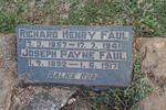 FAUL Richard Henry 1857-1941 :: FAUL Joseph Payne 1892-1917