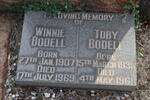 BODELL Winnie 1907-1969 :: BODELL Toby 1935-1961