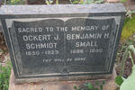 SCHMIDT Ockert J 1850-1923 :: SMALL Benjamin H. 1886-1950
