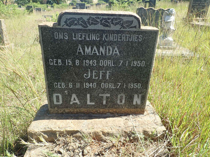 DALTON Jeff 1940-1950 :: DALTON Amanda 1943-1950