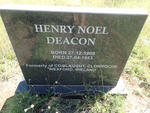 DEACON Henry Noel 1909-1953