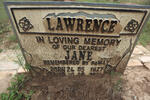 LAWRENCE Jane 1927-2004