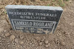 ROOILAND Samkelo 1984-2021