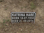 HARE Katrina 1934-2014