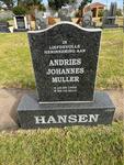 HANSEN Andries Johannes Muller 1950-2014