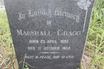 CRAGG Marshall 1899-1958