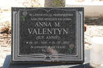 VALENTYN Anna M. 1936-2007