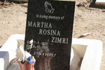 ZIMRI Martha Rosina 1923-2007
