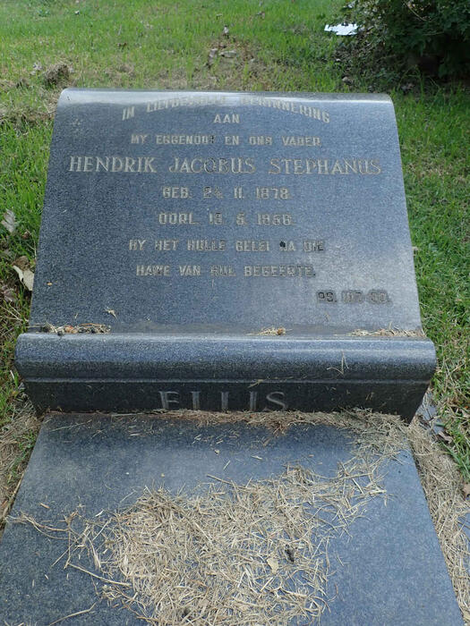 ELLIS Hendrik Jacobus Stephanus 1878-1968